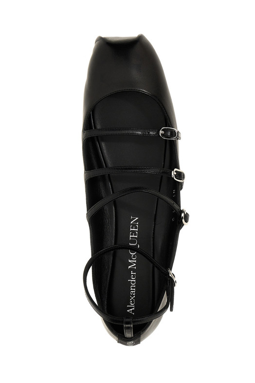 Шкіряні балетки на ремінцях Чорні (780745WIEN51000) Шкіряні балетки на ремінцях Чорні (780745WIEN51000)