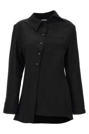 Рубашка «La chemise Pablo» Черная (24E241SH0621544BLACK) Рубашка «La chemise Pablo» Черная (24E241SH0621544BLACK)