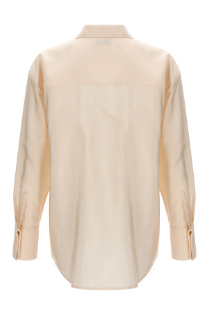 Рубашка Faille Бежевая SAINT LAURENT (788143Y6D389601) Рубашка Faille Бежевая SAINT LAURENT (788143Y6D389601)