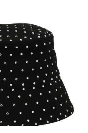 Crystal bucket hat Black   Crystal bucket hat Black