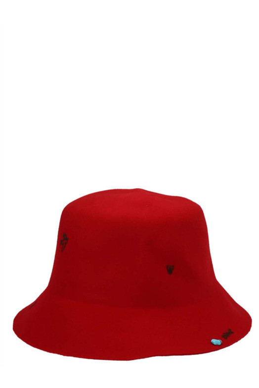 Капелюх-відро 'Freya' Superduper x Laurent Jorubini Red