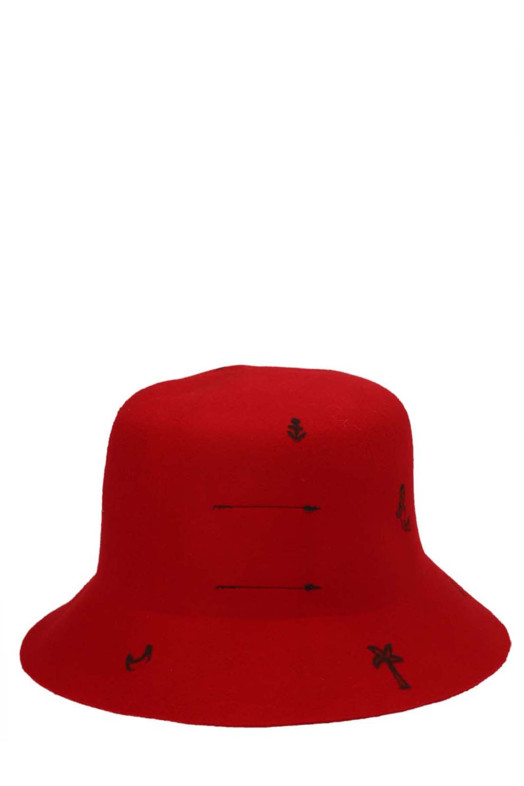 Капелюх-відро 'Freya' Superduper x Laurent Jorubini Red
