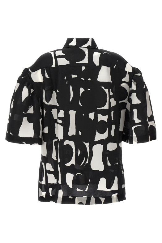 'Carella' shirt White/Black 'Carella' shirt White/Black