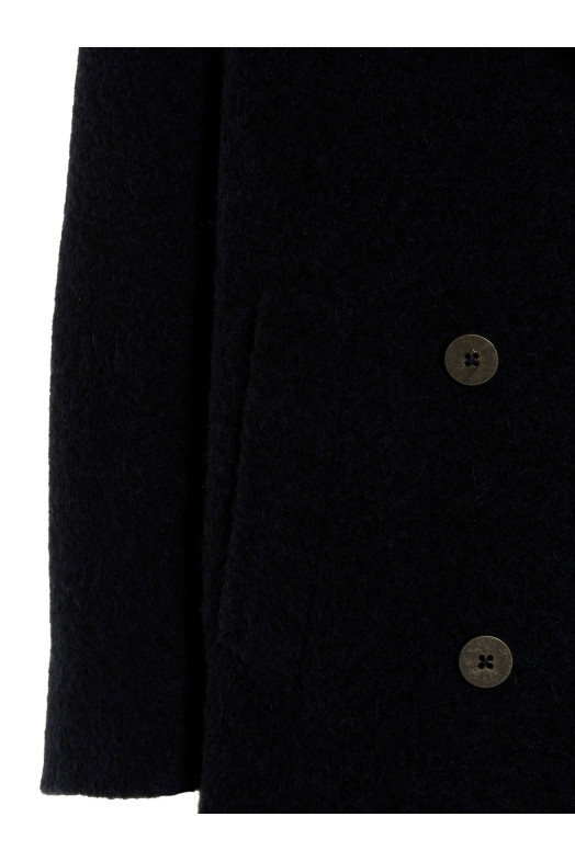 Двубортное пальто Синее MAURIZIO MIRI (COCOON77001226) Двубортное пальто Синее MAURIZIO MIRI (COCOON77001226)