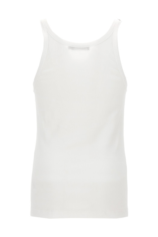 Ribbed tank top White Ribbed tank top White