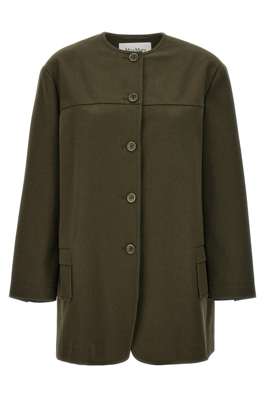 'Recital' midi jacket Green 'Recital' midi jacket Green