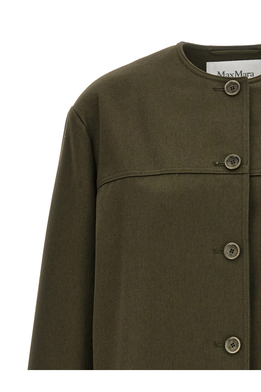 'Recital' midi jacket Green 'Recital' midi jacket Green
