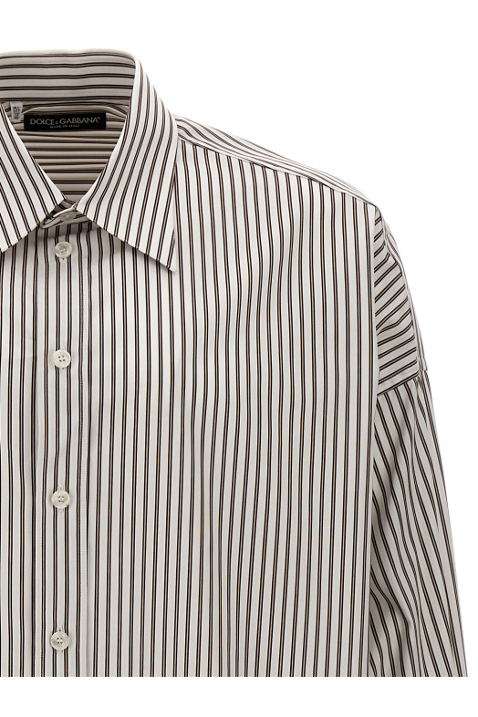 Сорочка в смужку Різнобарвна DOLCE & GABBANA (G5LU6TFR5ZPS8051) DOLCE & GABBANA Сорочка в смужку Різнобарвна DOLCE & GABBANA (G5LU6TFR5ZPS8051) DOLCE & GABBANA