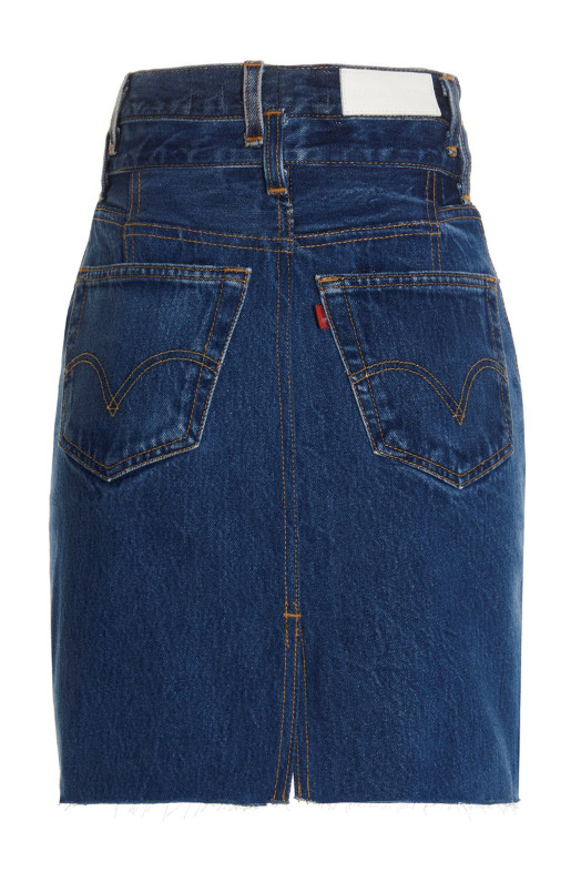 Синя спідниця "Олівець із подвійною талією" Re Done x Levi's Синя спідниця "Олівець із подвійною талією" Re Done x Levi's