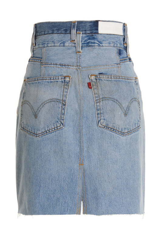 Синя спідниця "Олівець із подвійною талією" Re Done x Levi's Синя спідниця "Олівець із подвійною талією" Re Done x Levi's
