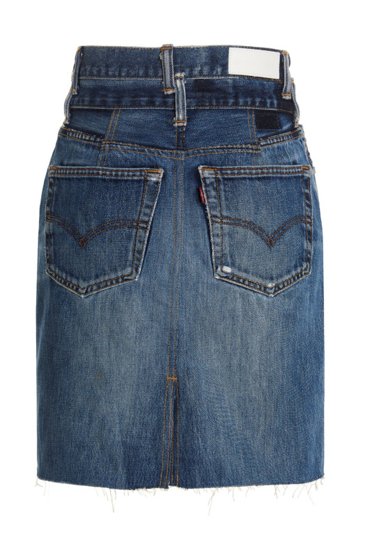 Синя спідниця "Олівець із подвійною талією" Re Done x Levi's Синя спідниця "Олівець із подвійною талією" Re Done x Levi's