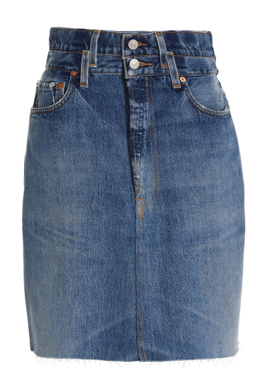 Синя спідниця "Олівець із подвійною талією" Re Done x Levi's Синя спідниця "Олівець із подвійною талією" Re Done x Levi's