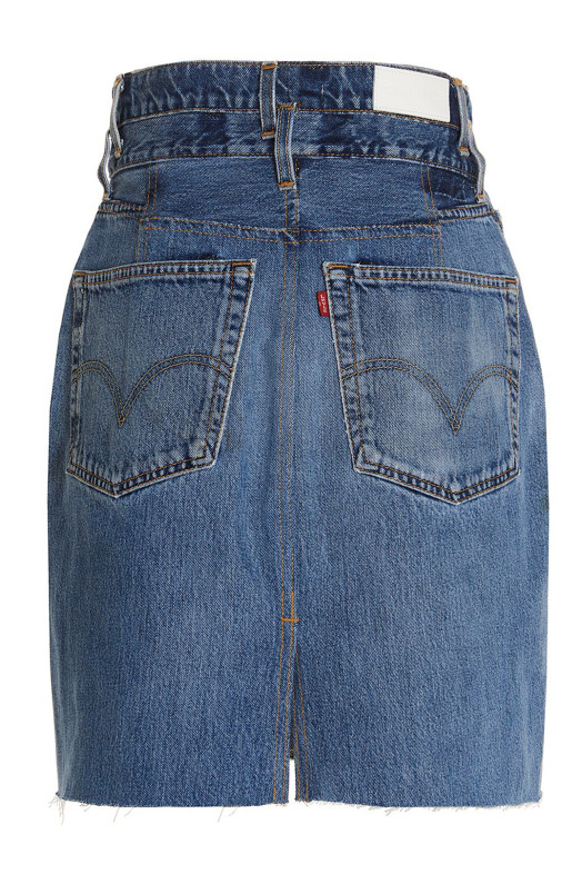 Синя спідниця "Олівець із подвійною талією" Re Done x Levi's Синя спідниця "Олівець із подвійною талією" Re Done x Levi's