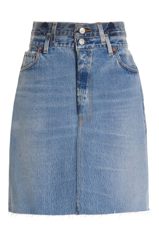 Синя спідниця "Олівець із подвійною талією" Re Done x Levi's Синя спідниця "Олівець із подвійною талією" Re Done x Levi's