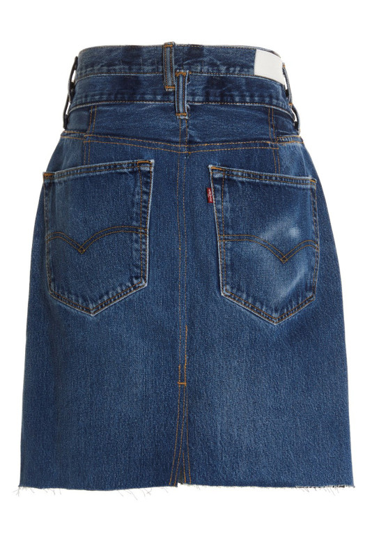 Синя спідниця "Олівець із подвійною талією" Re Done x Levi's Синя спідниця "Олівець із подвійною талією" Re Done x Levi's