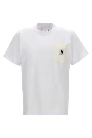 Футболка Sacai x Carhartt WIP White Футболка Sacai x Carhartt WIP White