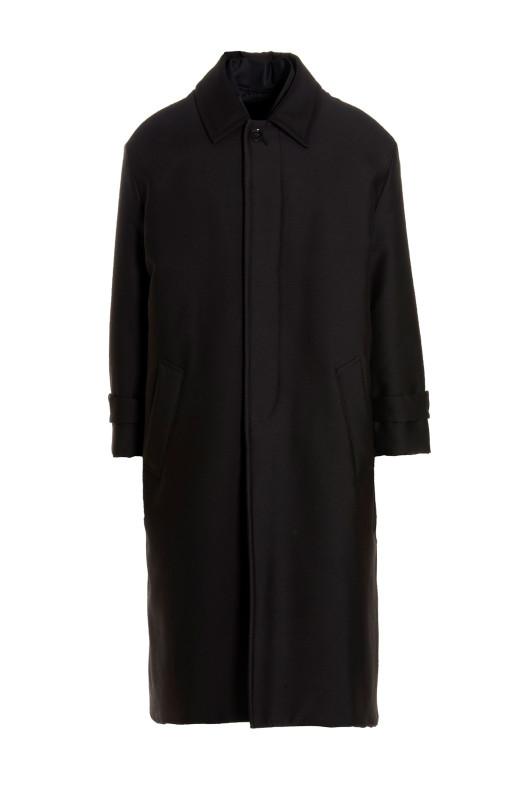 Valentino Pink PP Collection двостороннє довге пальто Чорне VALENTINO GARAVANI (1V0CAG008E90NO) Valentino Pink PP Collection двостороннє довге пальто Чорне VALENTINO GARAVANI (1V0CAG008E90NO)