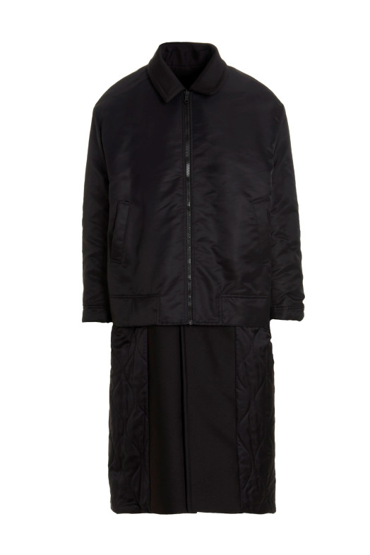 Valentino Pink PP Collection двостороннє довге пальто Чорне VALENTINO GARAVANI (1V0CAG008E90NO) Valentino Pink PP Collection двостороннє довге пальто Чорне VALENTINO GARAVANI (1V0CAG008E90NO)