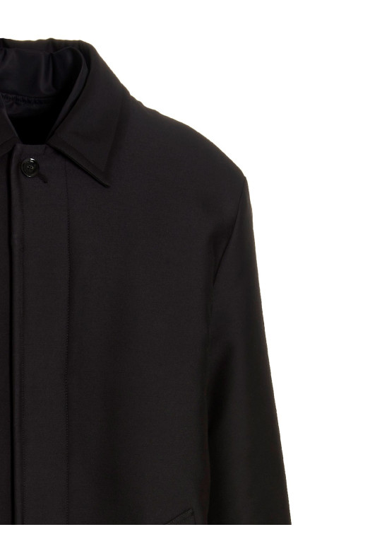 Valentino Pink PP Collection двостороннє довге пальто Чорне VALENTINO GARAVANI (1V0CAG008E90NO) Valentino Pink PP Collection двостороннє довге пальто Чорне VALENTINO GARAVANI (1V0CAG008E90NO)