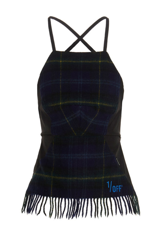 'Checked scarf' top Multicolor 'Checked scarf' top Multicolor