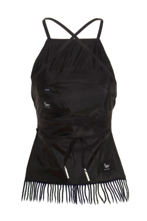 'Checked scarf' top Multicolor