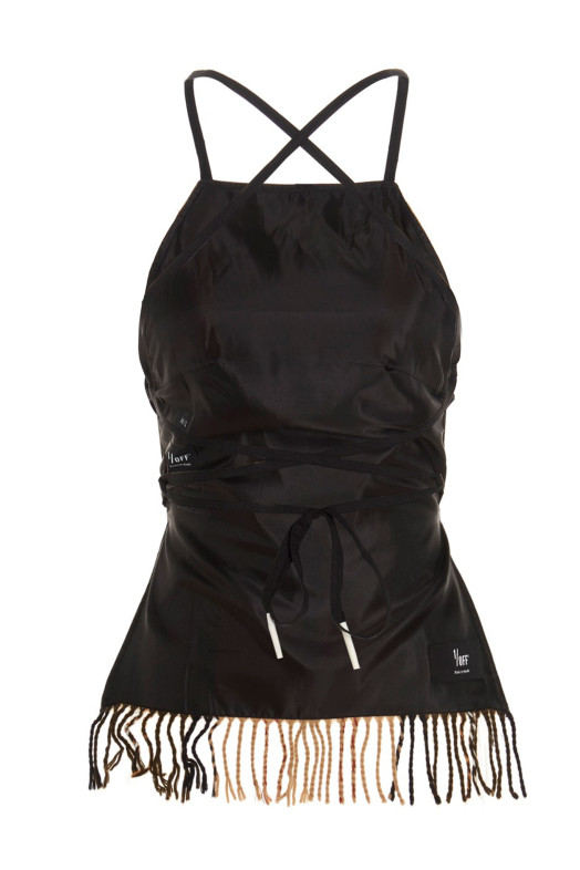 'Checked scarf' top Multicolor 'Checked scarf' top Multicolor