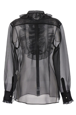 Пластрон і сорочка з оборками Чорний DOLCE & GABBANA (F5S10TFU1BUN0000) DOLCE & GABBANA Пластрон і сорочка з оборками Чорний DOLCE & GABBANA (F5S10TFU1BUN0000) DOLCE & GABBANA