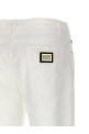 Logo plaque jeans White Logo plaque jeans White