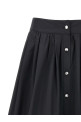Спідниця з нейлонової суміші з дорогоцінними ґудзиками, чорна MOSCHINO (A012404300555)