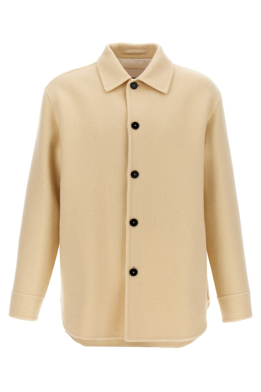 Вовняне пальто Бежеве JIL SANDER (J23BN0006J40020261) Вовняне пальто Бежеве JIL SANDER (J23BN0006J40020261)