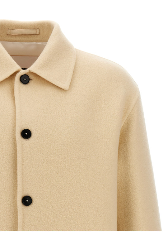 Вовняне пальто Бежеве JIL SANDER (J23BN0006J40020261) Вовняне пальто Бежеве JIL SANDER (J23BN0006J40020261)
