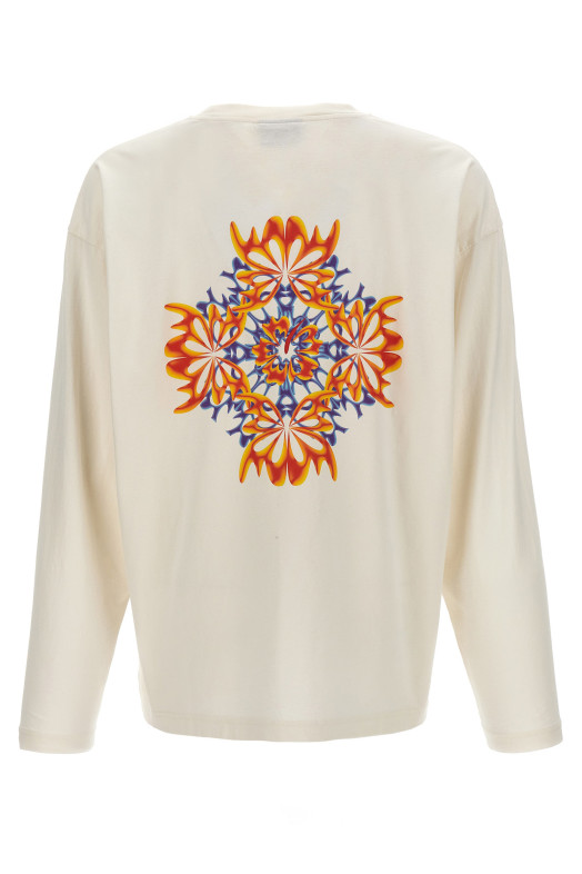 'Trippy Leaves' T-shirt White 'Trippy Leaves' T-shirt White