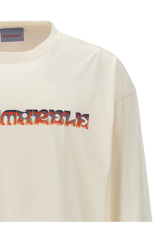 'Trippy Leaves' T-shirt White 'Trippy Leaves' T-shirt White
