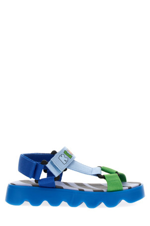 Шльопанці з логотипом Різнокольорові KENZO JUNIOR (K60085BLUELETTRICO) Шльопанці з логотипом Різнокольорові KENZO JUNIOR (K60085BLUELETTRICO)