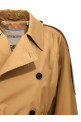 Double-breasted short trench coat Beige Double-breasted short trench coat Beige