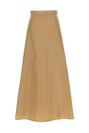Long flared skirt Beige Long flared skirt Beige