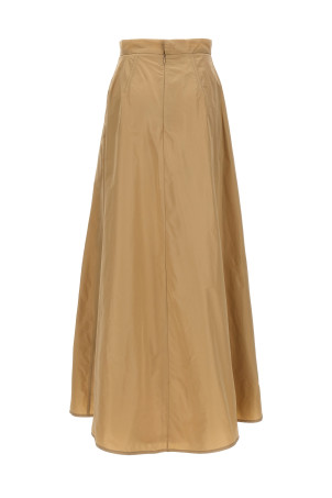 Long flared skirt Beige Long flared skirt Beige