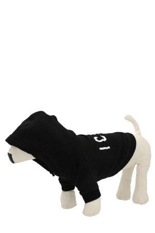 Felpa con cappuccio per cane Dsquared2 x Poldo Dog White/Black Felpa con cappuccio per cane Dsquared2 x Poldo Dog White/Black