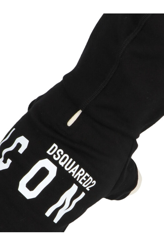 Felpa con cappuccio per cane Dsquared2 x Poldo Dog White/Black Felpa con cappuccio per cane Dsquared2 x Poldo Dog White/Black
