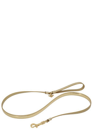 Шкіряний повідець з логотипом Gold PRADA (2YG009ZO6F0522) Шкіряний повідець з логотипом Gold PRADA (2YG009ZO6F0522)