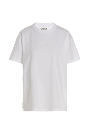 Футболка з логотипом Біла MAISON MARGIELA (S51GC0519S22816100) Футболка з логотипом Біла MAISON MARGIELA (S51GC0519S22816100)