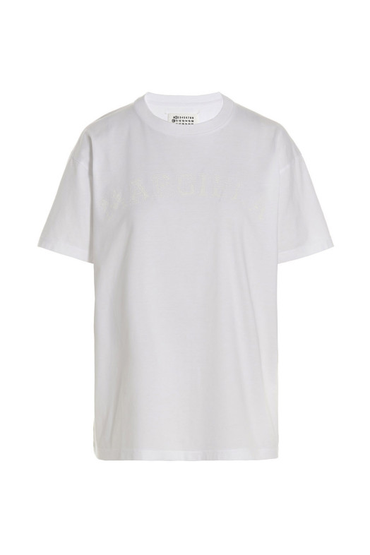 Футболка з логотипом Біла MAISON MARGIELA (S51GC0519S22816100) Футболка з логотипом Біла MAISON MARGIELA (S51GC0519S22816100)