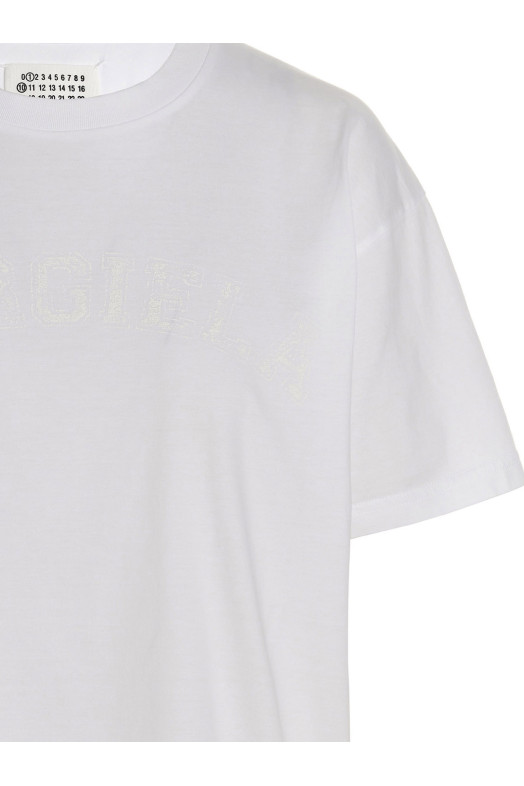Футболка з логотипом Біла MAISON MARGIELA (S51GC0519S22816100) Футболка з логотипом Біла MAISON MARGIELA (S51GC0519S22816100)