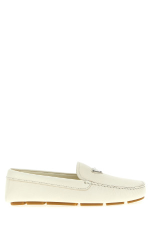 'Driver' loafers White