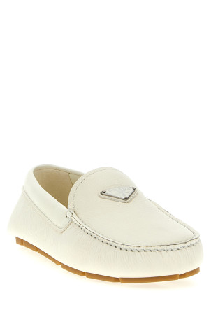 'Driver' loafers White