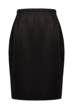 Атласная юбка Черный SAINT LAURENT (777645Y3I931000) Атласная юбка Черный SAINT LAURENT (777645Y3I931000)