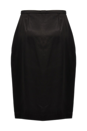Атласная юбка Черный SAINT LAURENT (777645Y3I931000) Атласная юбка Черный SAINT LAURENT (777645Y3I931000)
