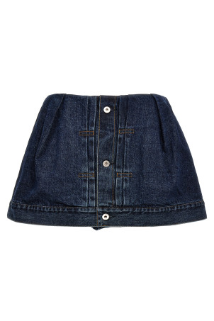 Джинсовые шорты Синие SACAI (2407291401) Джинсовые шорты Синие SACAI (2407291401)