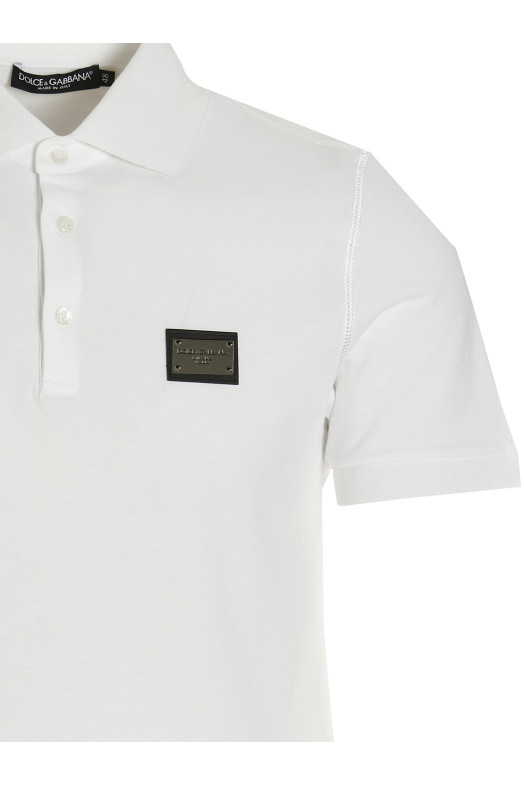 Поло White DOLCE & GABBANA (G8PL4TG7F2HW0800) DOLCE & GABBANA