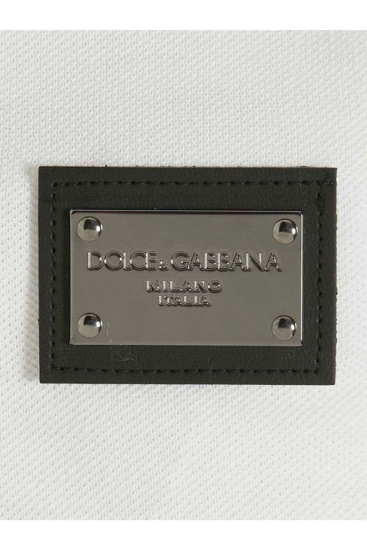 Поло White DOLCE & GABBANA (G8PL4TG7F2HW0800) DOLCE & GABBANA